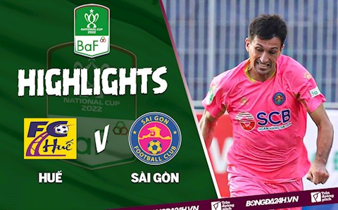 Video tổng hợp: Huế 0-5 Sài Gòn (Vòng loại Cúp Quốc gia 2022)