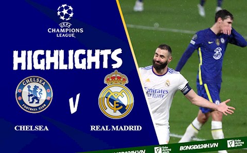 Video Chelsea vs Real Madrid: Mèo Lười Benzema lập hattrick