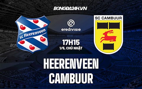 Nhận định Heerenveen vs Cambuur 17h15 ngày 1/5 (VĐQG Hà Lan 2021/22)