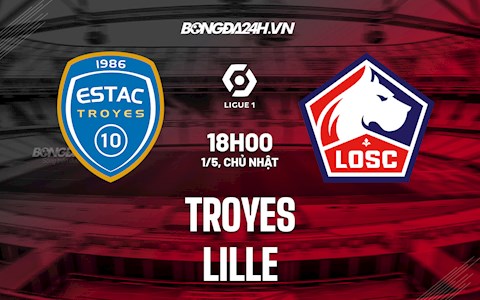 Nhận định,  Troyes vs Lille 18h00 ngày 1/5 (Ligue 1 2021/22)
