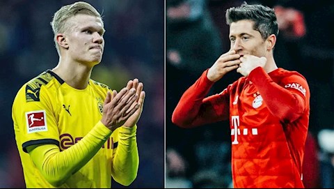 Erling Haaland khủng khiếp nhất Bundesliga, vượt cả Robert Lewandowski