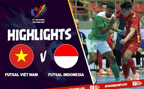 Video tổng hợp: Futsal Việt Nam 1-1 Futsal Indonesia (SEA Games 31)
