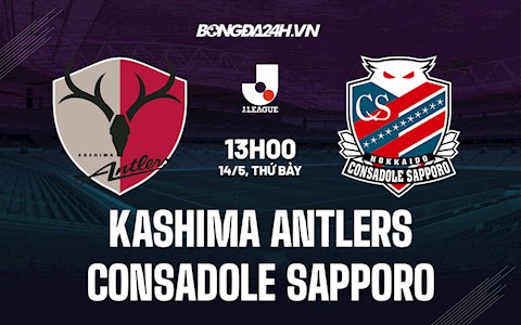 Nhận định Kashima Antlers vs Consadole Sapporo 13h00 ngày 14/5 (VĐQG Nhật Bản 2022)