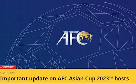 CHÍNH THỨC: Trung Quốc dừng đăng cai VCK Asian Cup 2023