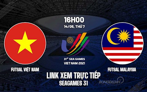 Trực tiếp futsal Việt Nam vs futsal Malaysia (SEA Games 31) xem ở đâu?