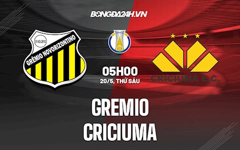 Nhận định,  Gremio vs Criciuma 5h00 ngày 20/5 (Hạng 2 Brazil 2022)