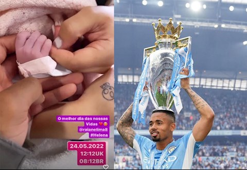 Gabriel Jesus đón niềm vui kép