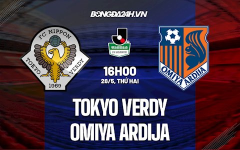 Nhận định Tokyo Verdy vs Omiya Ardija 16h00 ngày 28/5 (Hạng 2 Nhật Bản 2022)