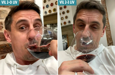 Gary Neville thê thảm nhất sau chiến thắng của Liverpool trước Villarreal