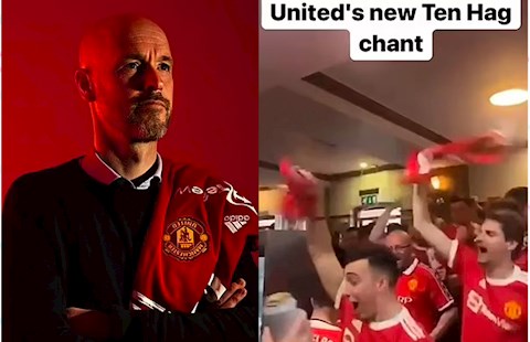 Bài hát chào mừng tân HLV Ten Hag của CĐV MU bị chê là thảm hoạ