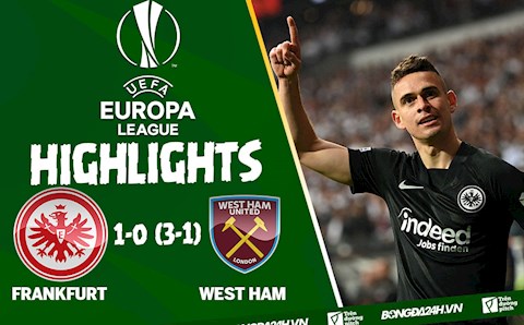 Video tổng hợp: Frankfurt vs West Ham bán kết Europa League 2022