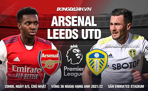 Nhận định Arsenal vs Leeds (20h00 ngày 8/5): Cánh cửa Champions League rộng mở