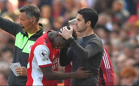 HLV Arteta lý giải vì sao Nketiah được yêu mến ở Arsenal