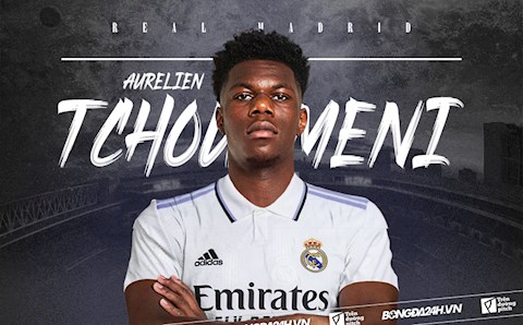 CHÍNH THỨC: Real Madrid ký Tchouameni 6 năm