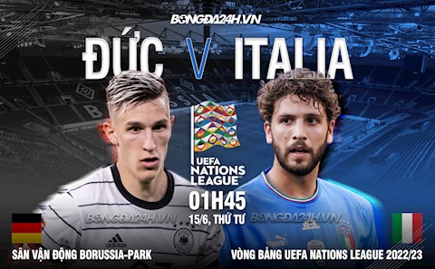 Nhận định Đức vs Italia (01h45 ngày 15/6): Không dễ cho Xe tăng