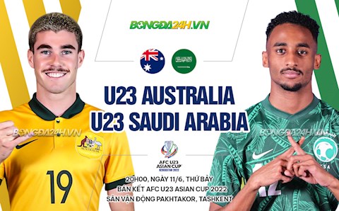 Nhận định U23 Australia vs U23 Saudi Arabia 20h00 ngày 15/6 (VCK U23 châu Á 2022)