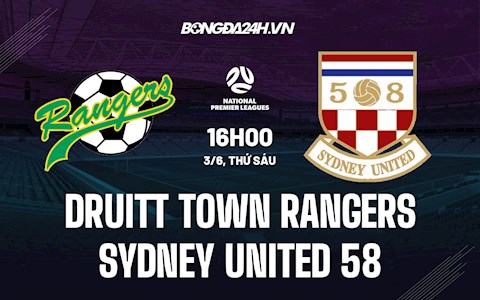 Nhận định Druitt Town Rangers vs Sydney United 16h00 ngày 3/6 (VĐ bang New South Wales 2022)