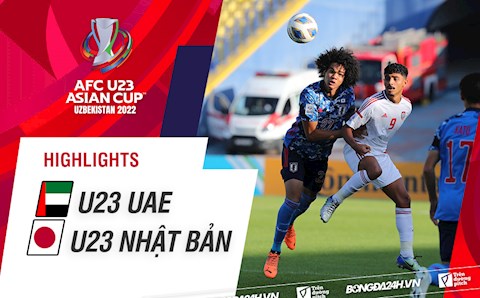 Video tổng hợp: U23 UAE 1-2 U23 Nhật Bản (Bảng D U23 châu Á 2022)