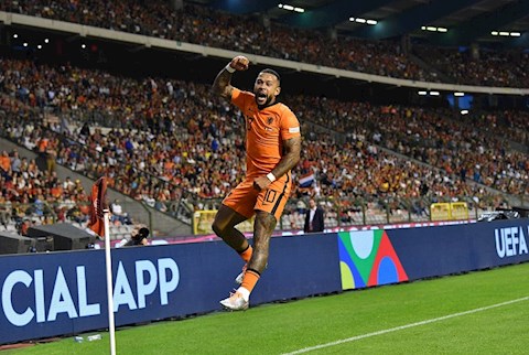 Memphis Depay lọt vào Top 3 chân sút xuất sắc nhất ĐT Hà Lan