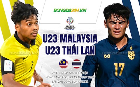 Nhận định U23 Malaysia vs U23 Thái Lan (22h00 ngày 5/6): Đặt hy vọng vào người Mã