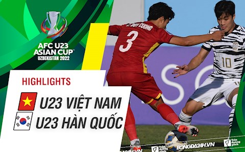 Video tổng hợp: U23 Việt Nam 1-1 U23 Hàn Quốc (Bảng C U23 châu Á 2022)