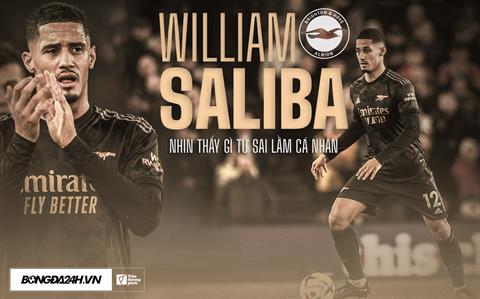 Thấy gì từ sai lầm cá nhân của Saliba ở cuộc đối đầu với Brighton