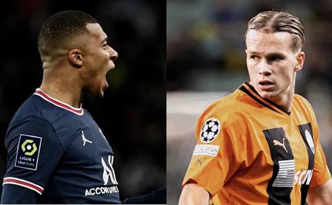 Mudryk là bản sao của Mbappe