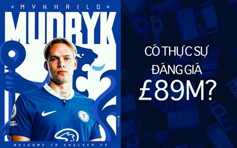 Mykhailo Mudryk có thực sự đáng giá 89 triệu bảng?