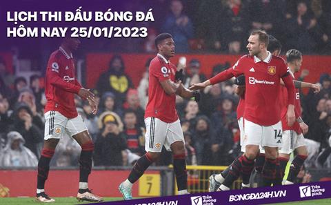 Lịch thi đấu bóng đá hôm nay 25/1/2023: Nottingham Forest vs MU