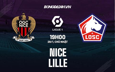 Nhận định -  Nice vs Lille 19h00 ngày 29/1 (Ligue 1 2022/23)