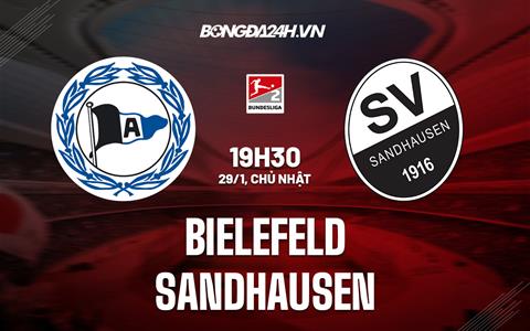 Nhận định Bielefeld vs Sandhausen 19h30 ngày 29/1 (Hạng 2 Đức 2022/23)
