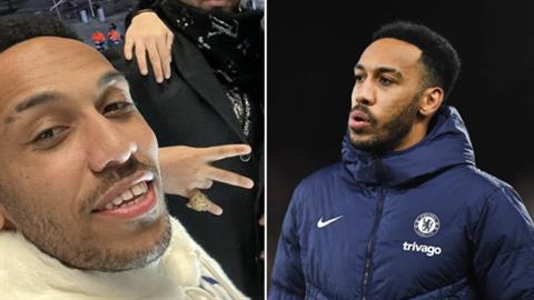 Aubameyang chụp ảnh ở Milan sau khi bị loại khỏi đội hình Chelsea