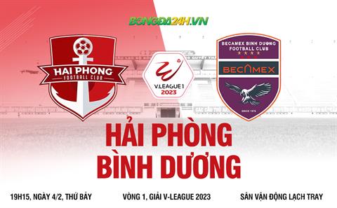 Nhận định Hải Phòng vs Bình Dương (19h15 ngày 4/2): Thách thức chờ đón đội chủ nhà
