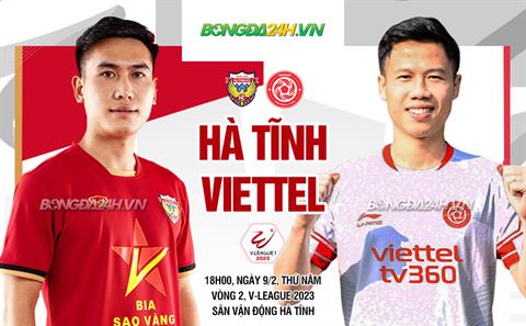 Viettel bất lực trước Hà Tĩnh ở vòng 2 V-League 2023