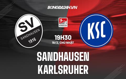 Nhận định Sandhausen vs Karlsruher 19h30 ngày 19/2 (Hạng 2 Đức 2022/23)