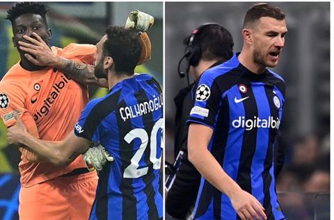 Quân mình đánh quân ta: Andre Onana suýt tẩn nhau với Edin Dzeko