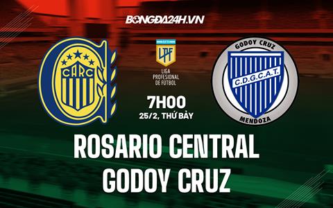 Nhận định Rosario Central vs Godoy Cruz 7h00 ngày 25/2 (VĐQG Argentina 2023)