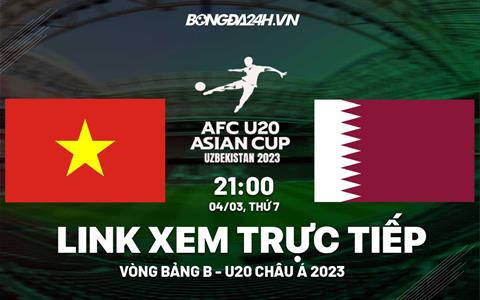 Trực tiếp Việt Nam vs Qatar link xem bóng đá U20 Châu Á 2023 ở đâu?