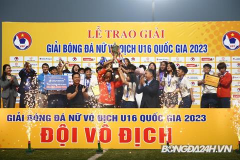 Phong Phú Hà Nam vô địch Giải bóng đá nữ U16 quốc gia