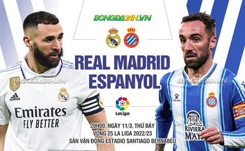 Real Madrid nhẹ nhàng thắng ngược Espanyol