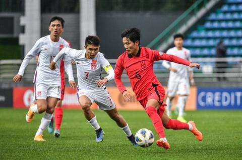 Trung Quốc tan mộng dự VCK U20 World Cup sau trận thua Hàn Quốc