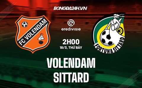 Nhận định bóng đá Volendam vs Sittard 2h00 ngày 18/3 (VĐQG Hà Lan 2022/23)