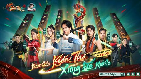 Đón xem tạo hình vương giả uy vũ bá khí” của thủ lĩnh đội tuyển quốc gia Việt Nam Quế Ngọc Hải trong Kiếm Thế Origin