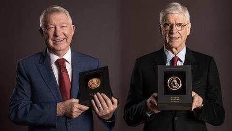 Sir Alex Ferguson và Arsene Wenger được Premier League vinh danh