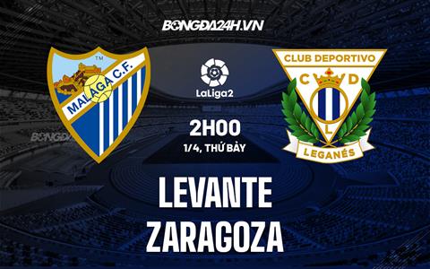 Nhận định Levante vs Zaragoza 2h00 ngày 1/4 (Hạng 2 Tây Ban Nha 2022/23)