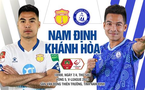 Nhận định Nam Định vs Khánh Hòa (18h00 ngày 7/4): Chủ nhà áp đảo