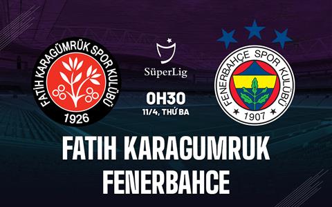 Nhận định Karagumruk vs Fenerbahce 0h30 ngày 11/4 (VĐQG Thổ Nhĩ Kỳ 2022/23)