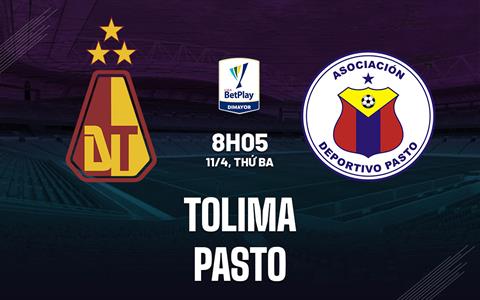 Nhận định Tolima vs Pasto 08h05 ngày 11/04 (VĐQG Colombia 2023)