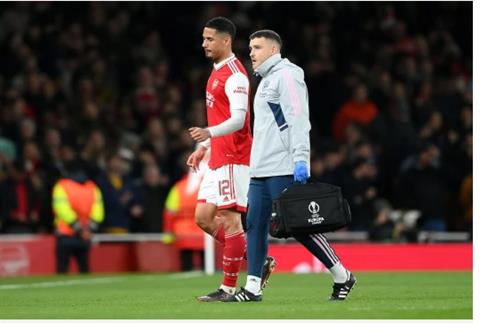 Mikel Arteta cập nhật tình hình của William Saliba