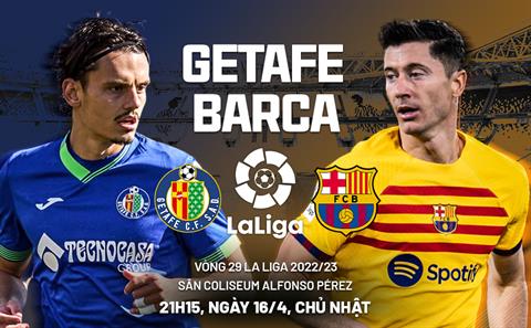 Nhận định Getafe vs Barca (21h15 ngày 16/4): Không dễ cho đội khách